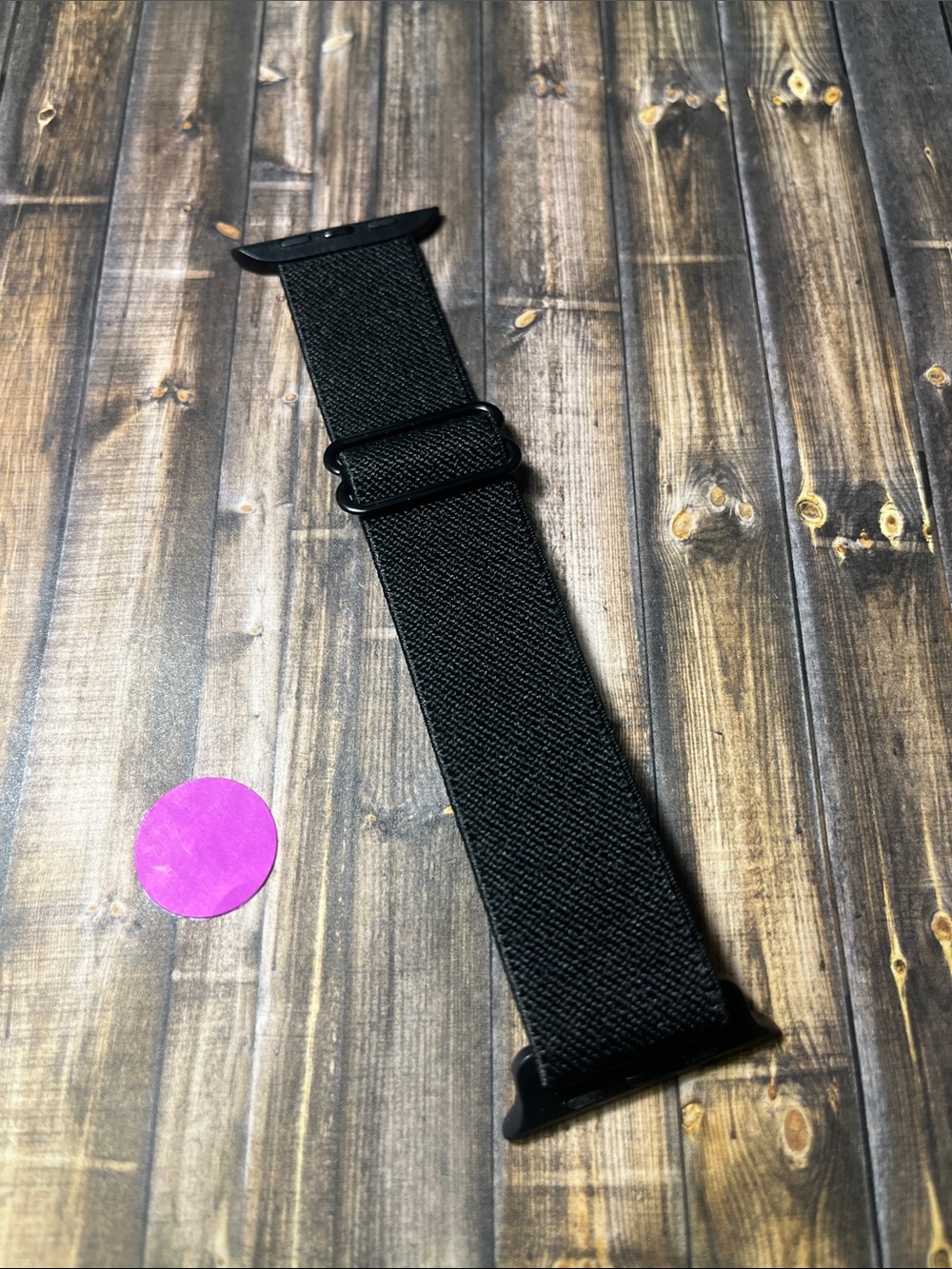 5for$10 Black 42mm/44mm/45mm/49mm Smooth Stretch Band Apple Watchband